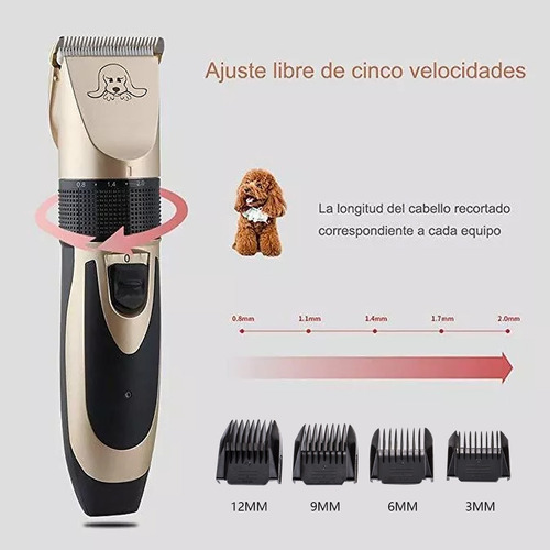 Recortadora De Pelo Inalámbrica Para Perros Y Gatos
