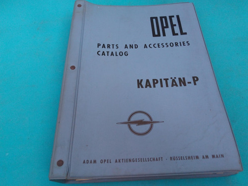 Mercurio Peruano: Libro Manual Automovil Opel Original  L149