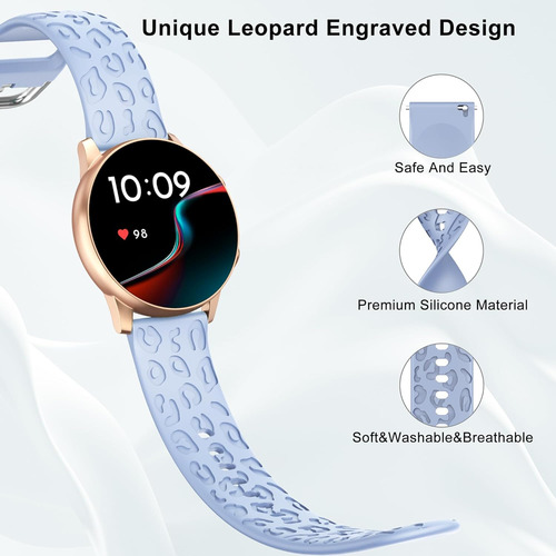Bandas Grabadas Con Leopardo Compatibles Con Samsung Galaxy