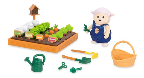 Imagen 2 de 2 de Lil Woodzeez Juego De Jardineria Con Accesorios + Figura