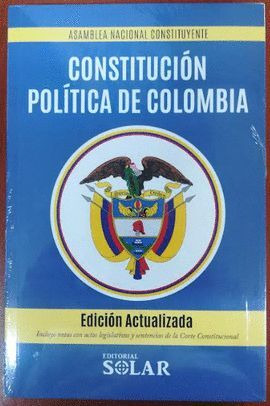 Libro Nueva Constitución Política De Colombia