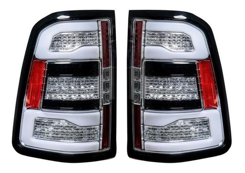 Faros Traseros Compatible Con Marca Dodge Ram 1500 Full Led 