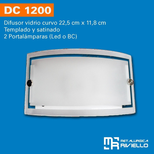 Difusor De Pared Para 2 Luces Apto Led Diseño Unico!!