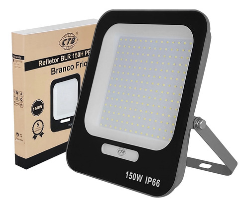 Refletor Led Pro 150w Bivolt Branco Frio Ip66