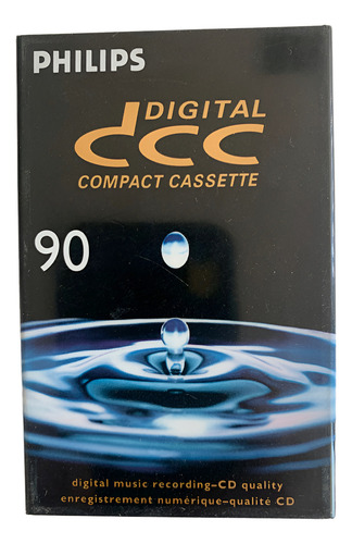 Fita Cassete Digital Philips Dcc90m Digital Compact Cassette