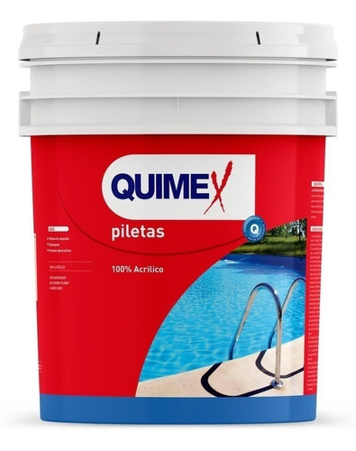 Pintura Pileta Base Acrílica Blanco 20 Litros Quimex Pintura