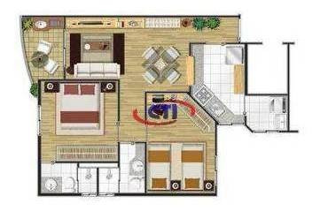 Imagem 13 de 15 de Apartamento 2 Dormitórios Sendo 1 Suíte À Venda, Centro, São Bernardo Do Campo. - Ap0211