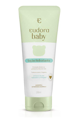 Hidratante Corporal De Banho E Pós Banho Eudora Baby 200ml