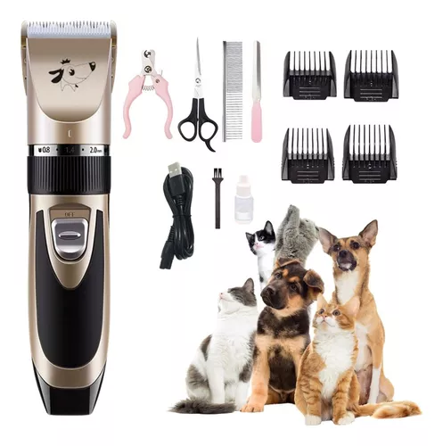 Kit Tosa Maquina Profissional Pets + Tesouras Cortador Lixa