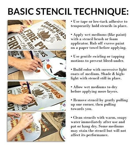 Imagen 3 de 4 de Bienvenido Stencil Por Studior12 | Sunny Cursive Script Wor