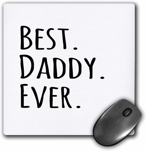 3drose Llc 8 x 8 x 0.25 inches Mouse Pad, Best Daddy Nunc