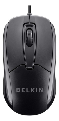Mouse Optico Belkin Con Cable Usb Negro