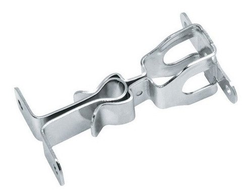 Imagem 2 de 3 de Prende Porta Fixador Porta Parede Soprano Metal Kit 03 Unds