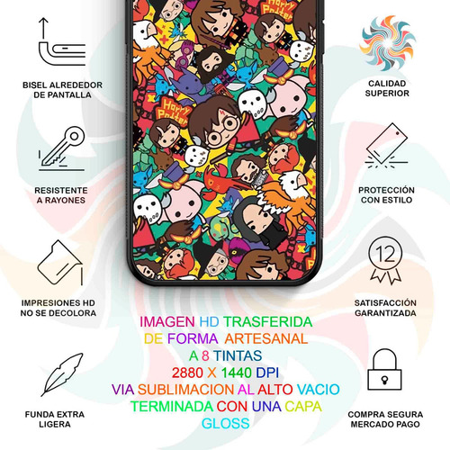 Funda Huawei P40 Lite Harry Potter Kawaii Tpu Uso Rudo