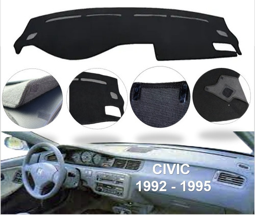Cubretablero Civic Honda Bordado 1992 - 1995