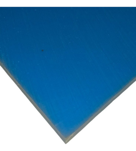 Placa Nylon O Nylamid Azul 1/4 Pulg X 30 Cm X 30 Cm