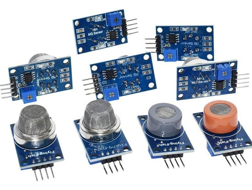 Kit 9 Módulos Sensores De Gases Para Arduino