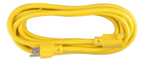 Extensión Eléctrica Uso Extra Rudo 10 M Color Amarillo