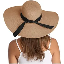 Comprar Sombrero De Paja Para Mujer Con Ala Ancha