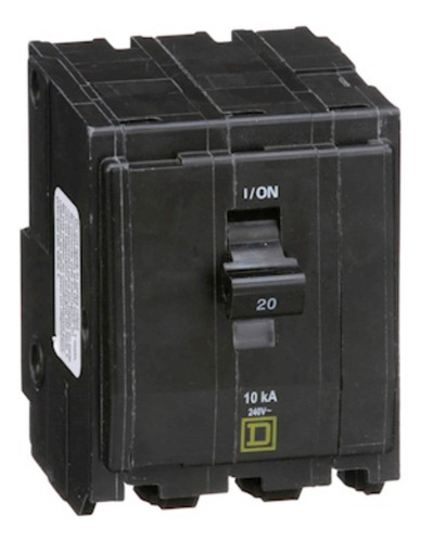 Interruptor Termomagnético Qo320 Square D 3p 20a Enchufable
