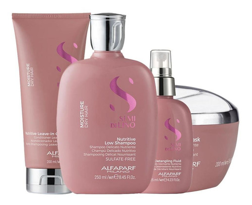Kit Alfaparf Sdl Moisture - Sh + Cond + Másc + Lv