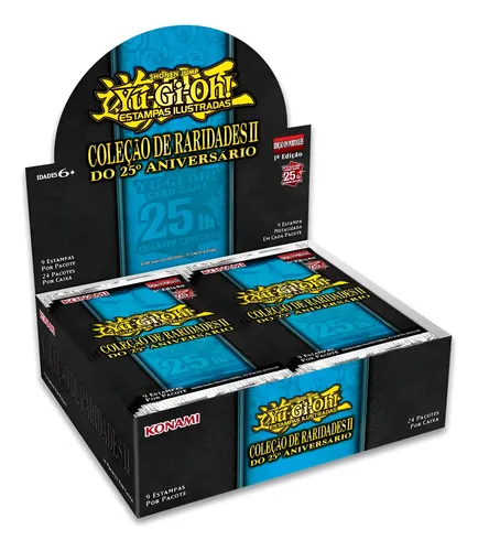 Booster Box Yugioh! Coleção De Raridades Ii 25 Aniversário Booster Box Yugioh! Coleção De Raridades Ii 25 Aniversário
