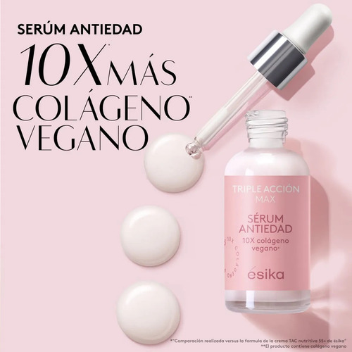 Suero Serum Antiedad Facial Triple Acción Max Esika 28 Ml
