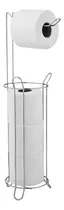 Comprar Porta Rollo De Pie Para Papel Higienico Cromado Para Baño