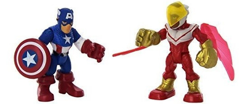 Figuras De Acción Capitán América Y Halcón Marvel.