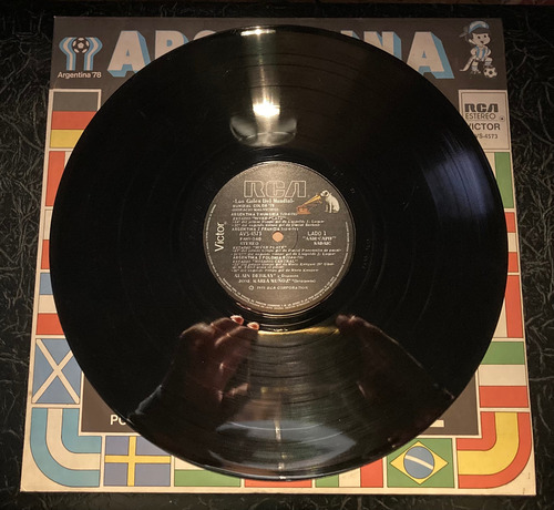 Disco Vinilo Argentina Campeón Mundial 78 J Muñoz Fantástico (Usado)