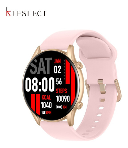 Smartwatch Kieslect Con Kr Llamadas Rosado + Corea Regalo