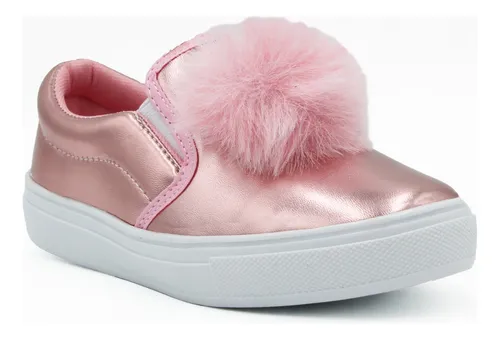 Oferta Descuento Promoci n Tenis Pompon Calzado Ni a Rosa Cuotas