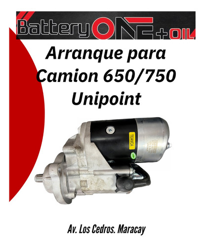 Arranque Unipoint  Camion 650/750