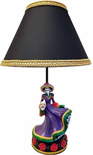 Lámpara De Mesa - Lámpara De Escritorio Decorativa Catrina C