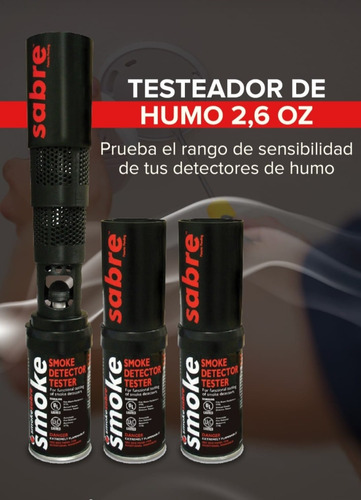 Probador Para Detectores De Humo Sabre 2.6oz