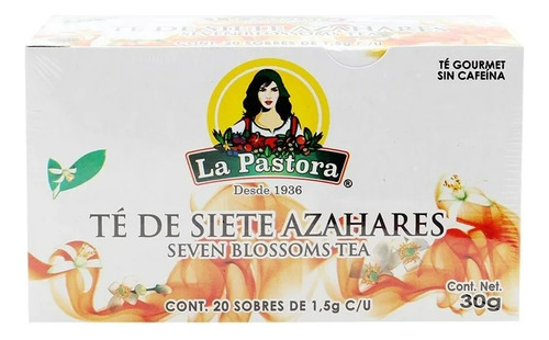 7 Pza Té De Siete Azahares La Pastora 20 Sobres