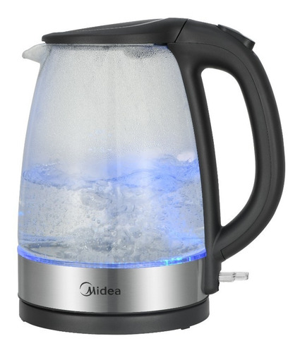 Hervidor Midea Mk-17g02a 1,7lt Luz Led Cuerpo De Vidrio