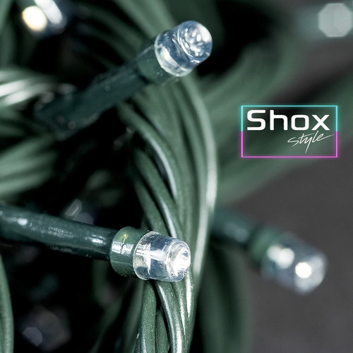 Imagen 5 de 10 de Cortina Luces Led Guirnalda 4x2 Mts Blanco Calido Shox Style