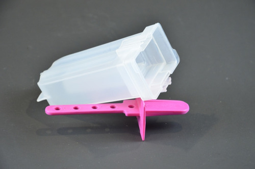 Molde Para Helado Palito Paletas Rellenas 4 Niños Color Rojo