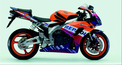 Calcos Honda Cbr 600- 1000 Rr Repsol 2007 Kit Racing