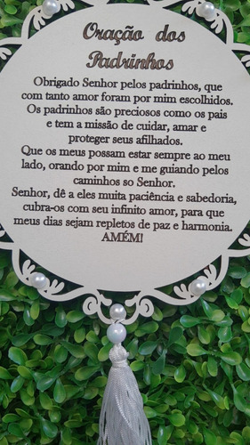 Mandala Oração Dos Padrinhos Em Mdf