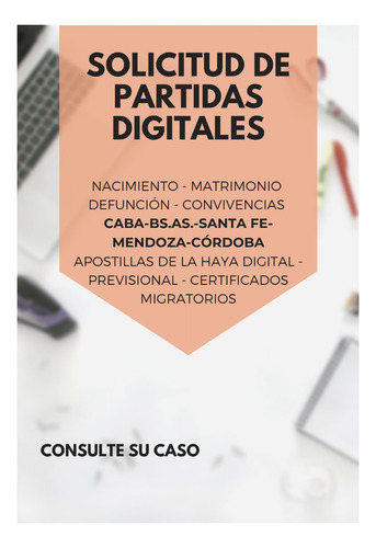 Gestión De Partidas Digitales, Apostillas, Ciudadanias