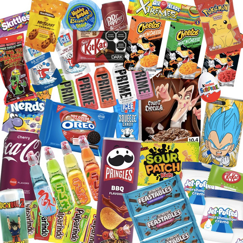 Mystery Box Dulces Surtidos Americanos Y Nacionales | 60pz