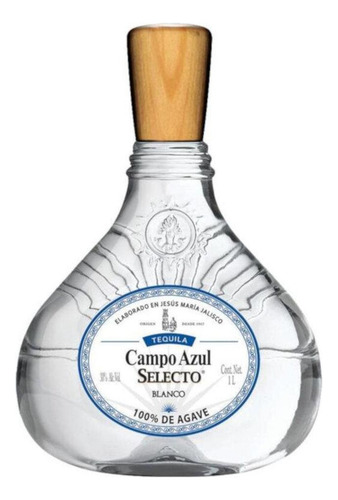 Paquete De 3 Tequila Campo Azul Selecto Blanco 1 L