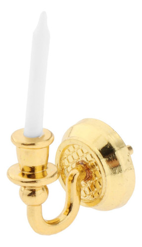 2 Candelero De Pared De Casa De Muñecas En Miniatura A