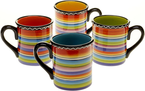 Taza Tequila Sunrise, 15 Onzas, Diseños Surtidos, Jueg...