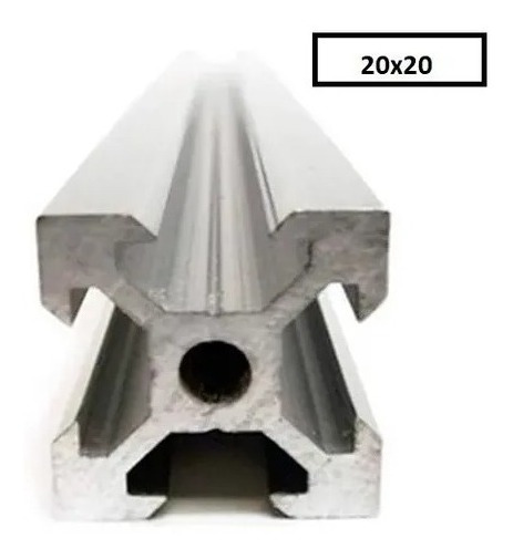 longitud 500mm Perfil de aluminio 20x20 B-tipo Nut 6 