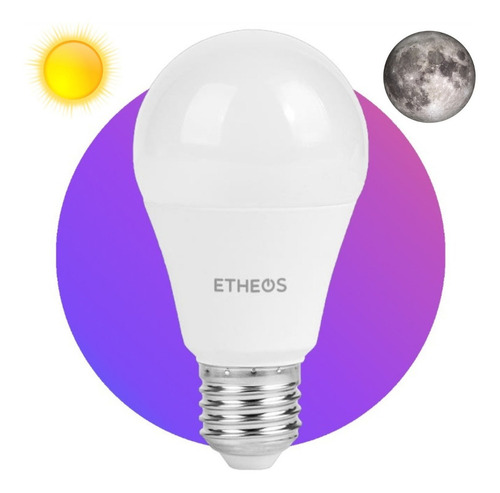 Lámpara Led Crepuscular Sensor Luz Dia Noche 9W E27 220V