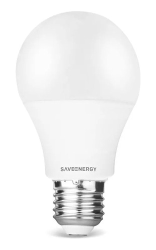 Lâmpada Led Bulbo E27 8w Neverstop Saveenergy Cor da luz Branco-frio 110V/220V (Bivolt)