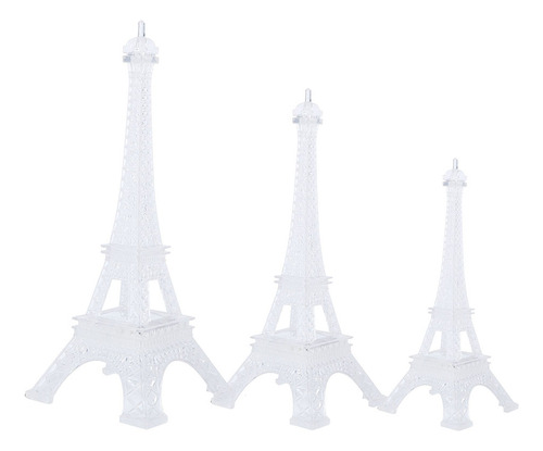 Figura Pequeña De Torre Eiffel Indoor, 3 Unidades